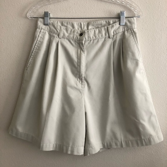 Vintage Pants - SOLD (DP) VINTAGE High waist pleated front shorts